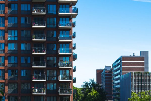 high rise city landscape